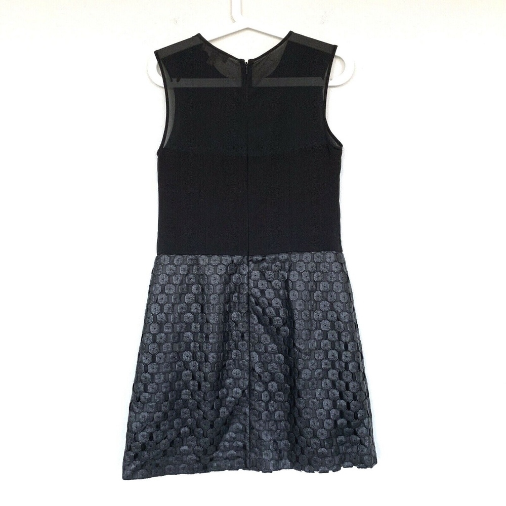 Banana Republic Black Coated Sheer Lace Dress - Picture 6 of 8